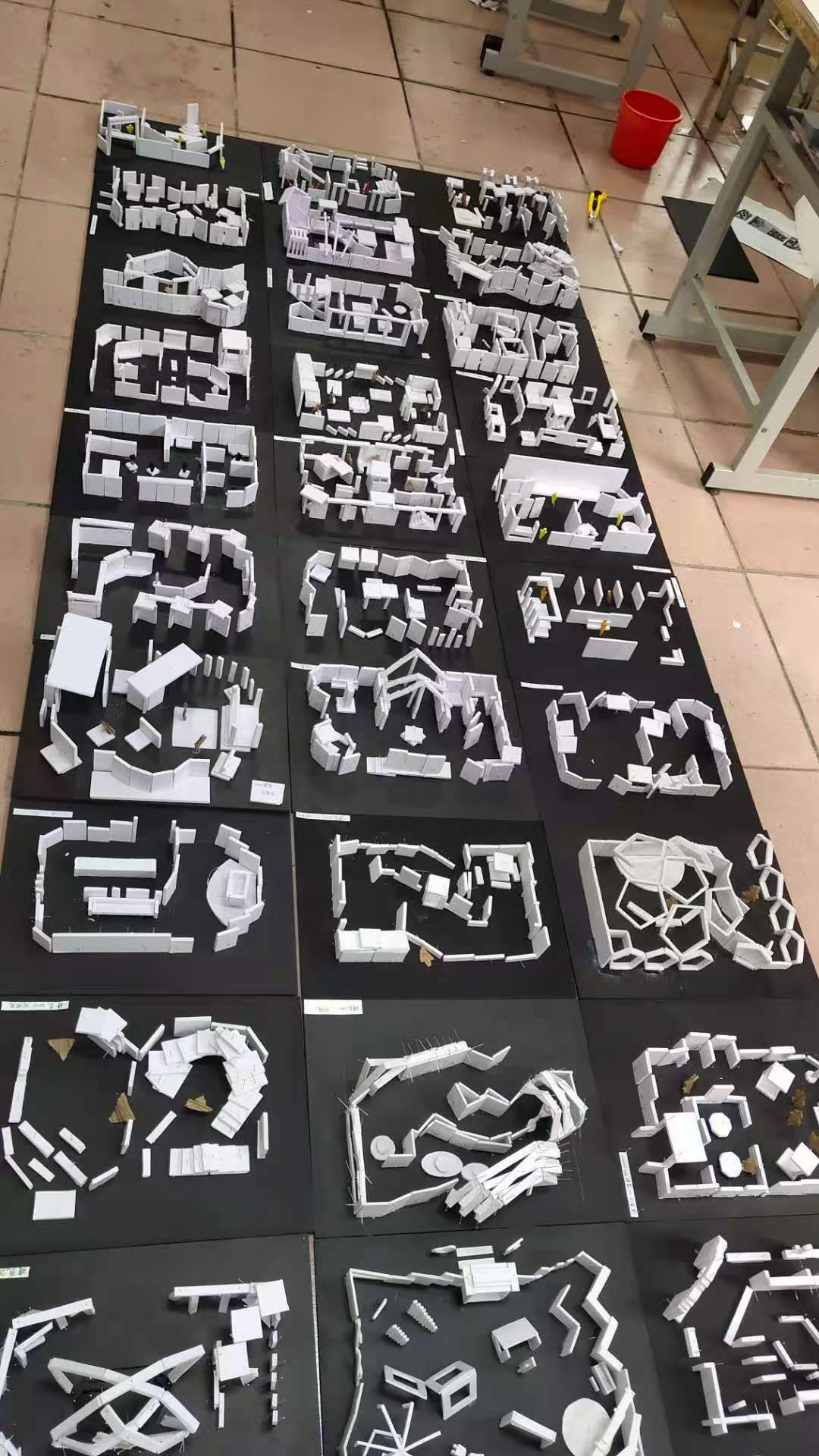 学生作品大一设计作业模型展示
