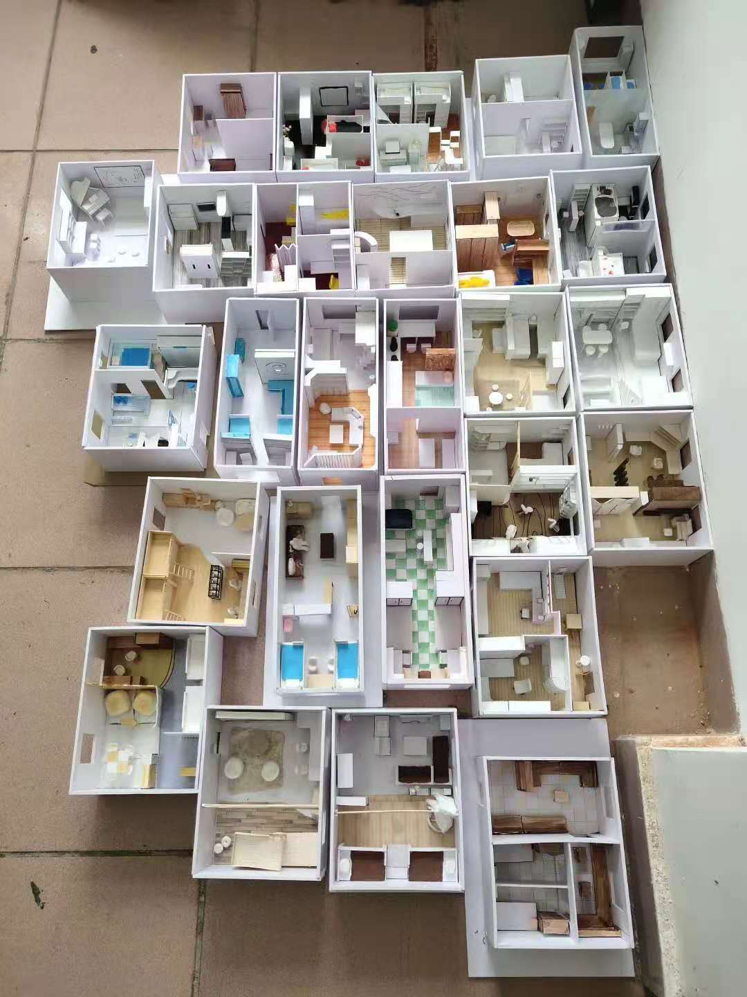 学生作品大一设计作业模型展示