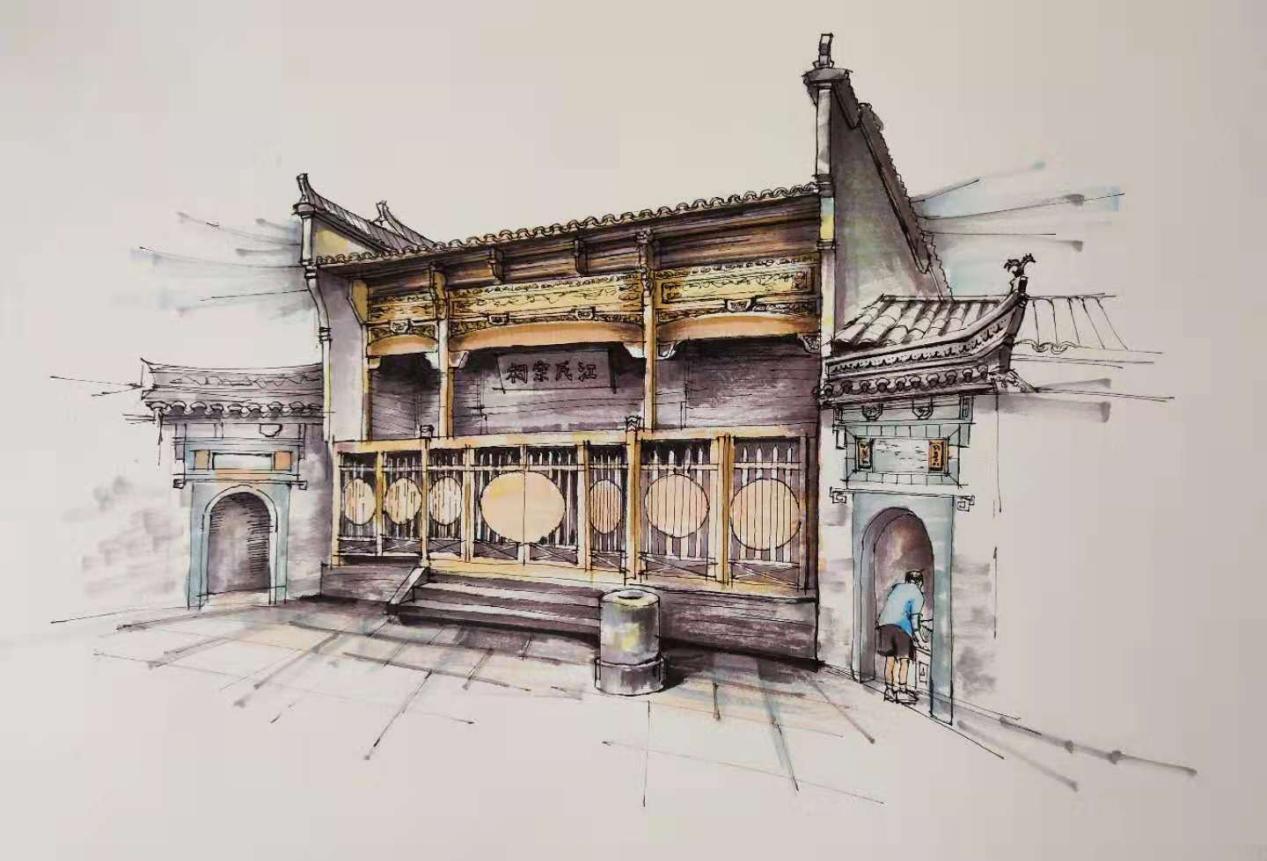 蒋伊琳老师作者:蒋伊琳老师通过本次江西省婺源县的建筑艺术表现基础