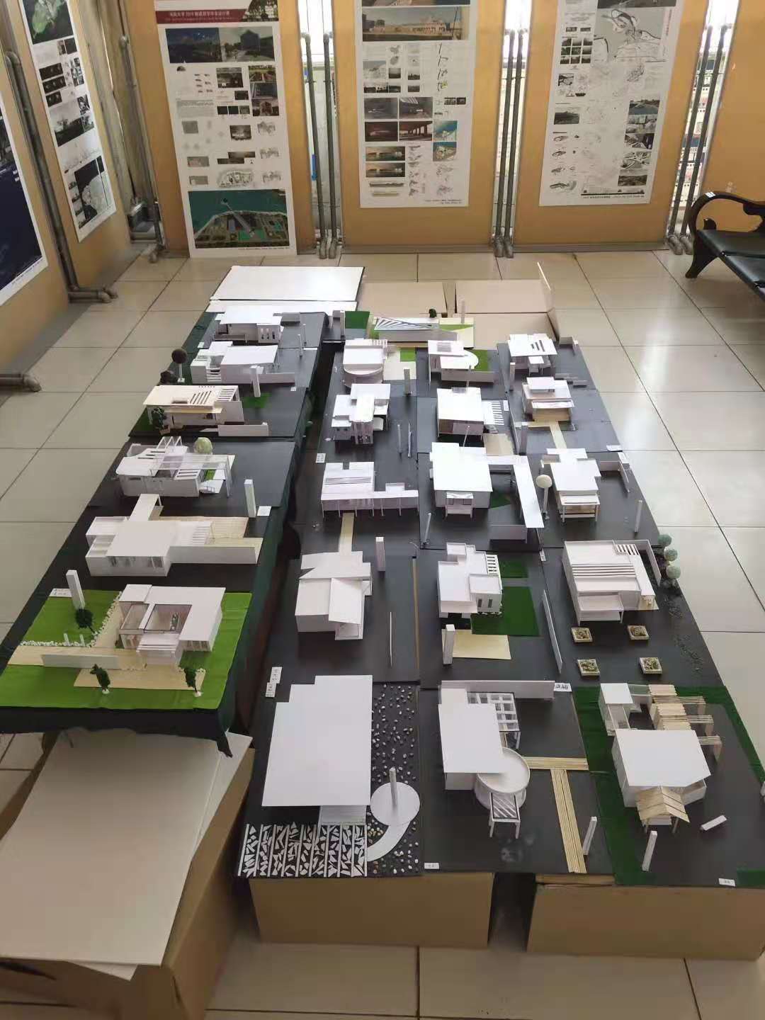 学生作品大一设计作业模型展示