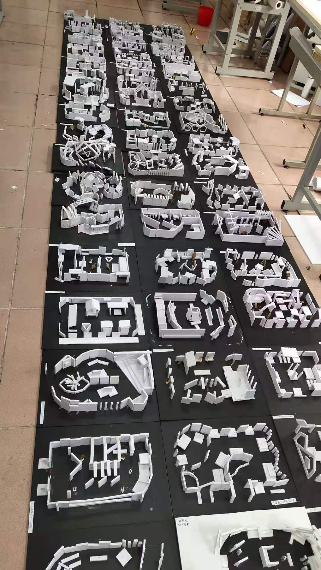 学生作品大一设计作业模型展示
