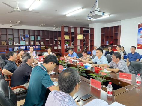 2021年7月14日下午,海南大学科技处邹勇华处长,发展规划处处长廖双泉